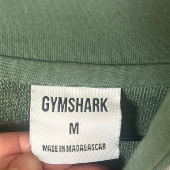 Gymshark Green Hoodie with White Accents - Picture 4 of 4